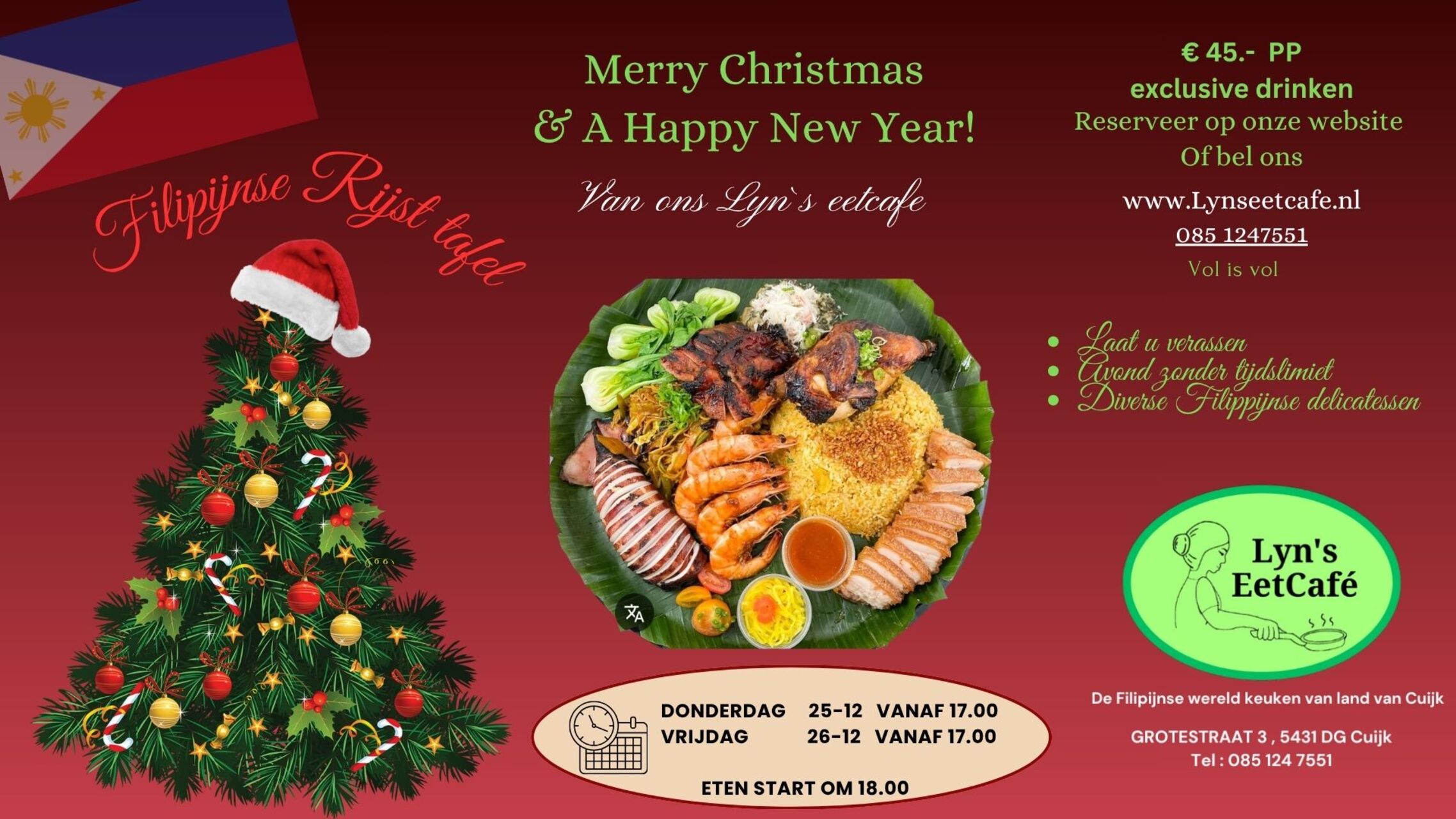 Kerst dinner 25-12 26-12