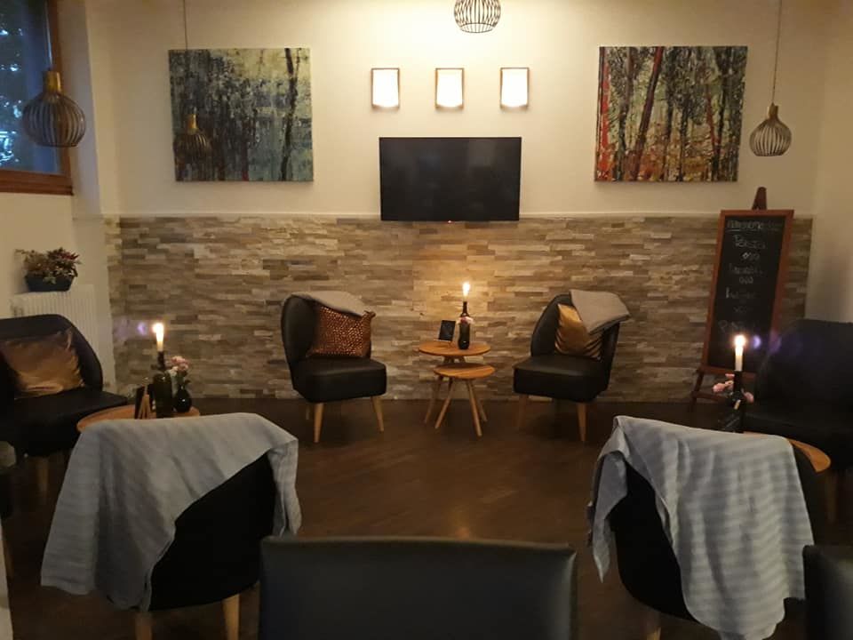 unsere Kaffee-Ecke und beliebter Lounge-Bereich zum Entspannen