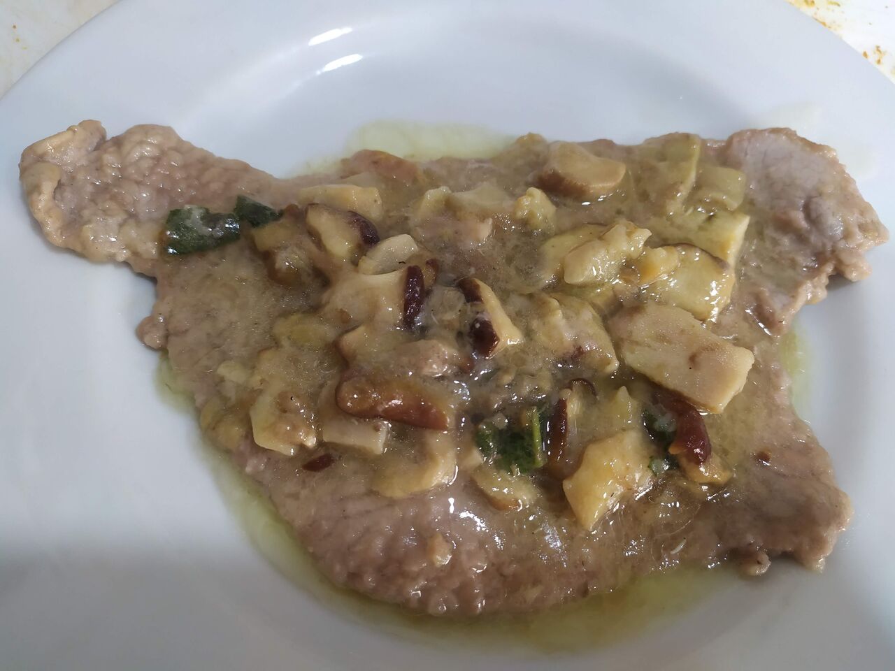 Scaloppa ai porcini