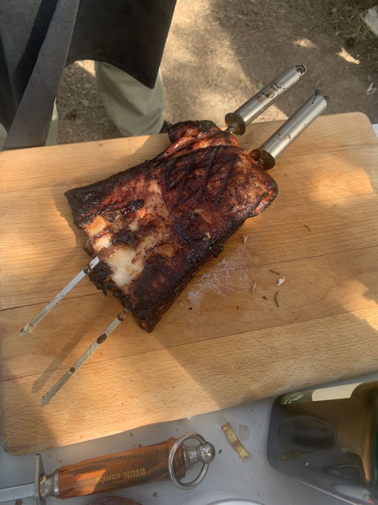 Žebro marinované v bbq omáčce