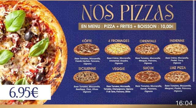 NOS PIZZAS