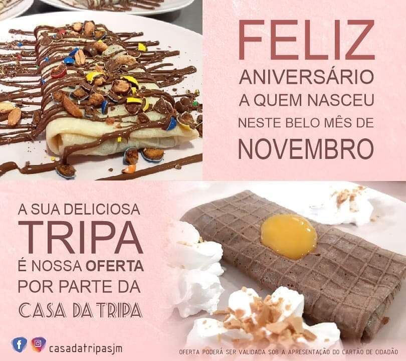 Para os aniversariantes de Novembro