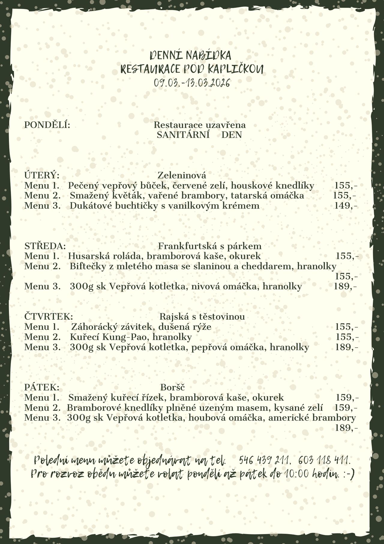 Denní menu