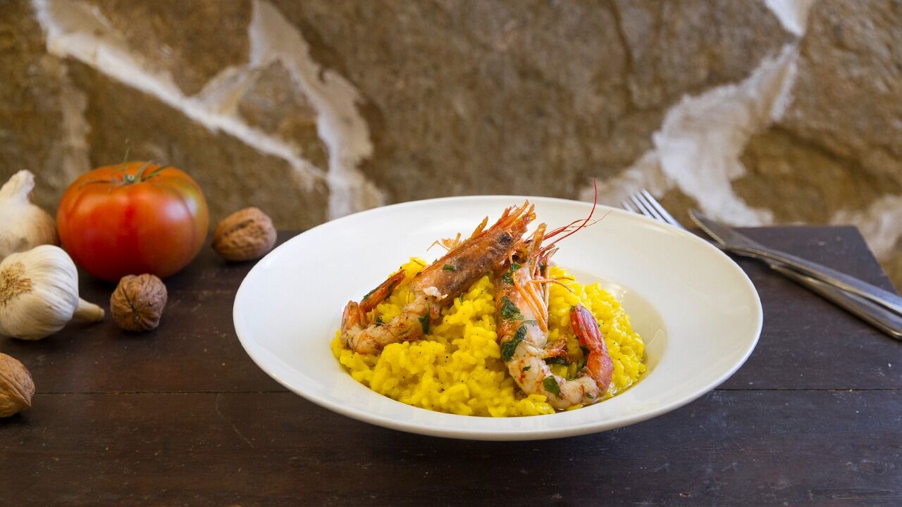 Risotto de gambas