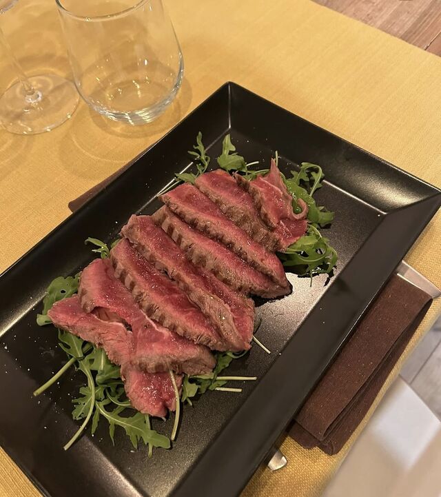 Tagliata di manzo alla piastra