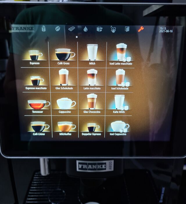 Kaffeevollautomat Franke Kaffeevielfalt