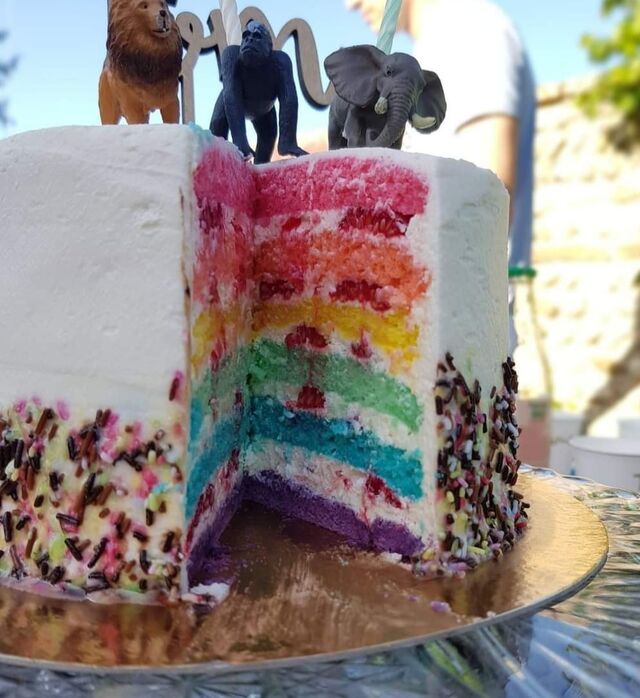 rainbow cake
