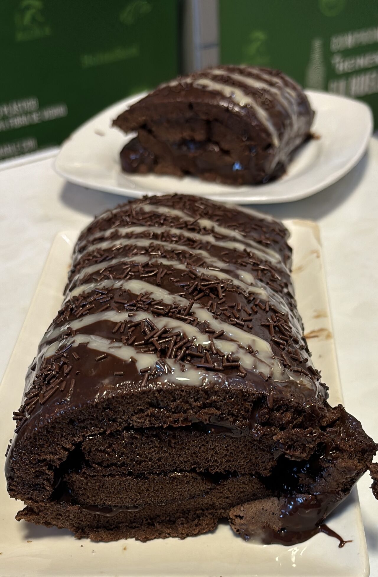 Rocambole de chocolate 