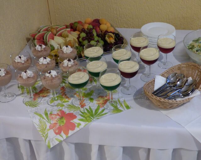 Desserts: Nur eine kleine Auswahl aus unserem reichhaltigen Angebot.