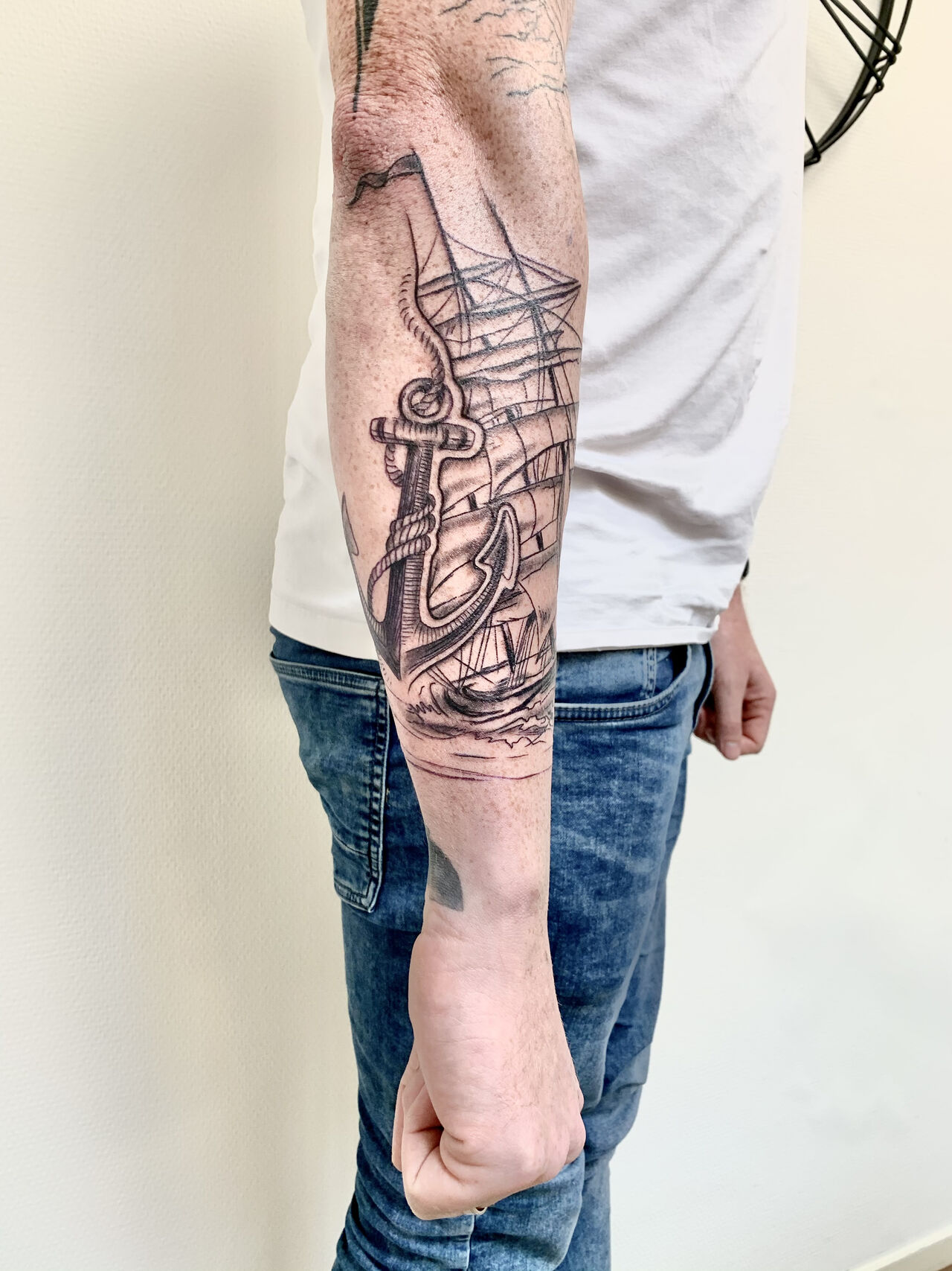 Anker & schip - voor Wieger