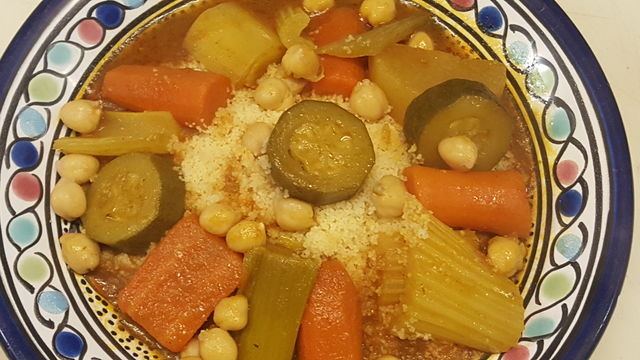 Couscous aux légumes et semoule extra fine