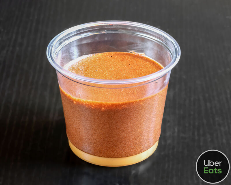 Mousse au chocolat avec caramel au beurre salé 