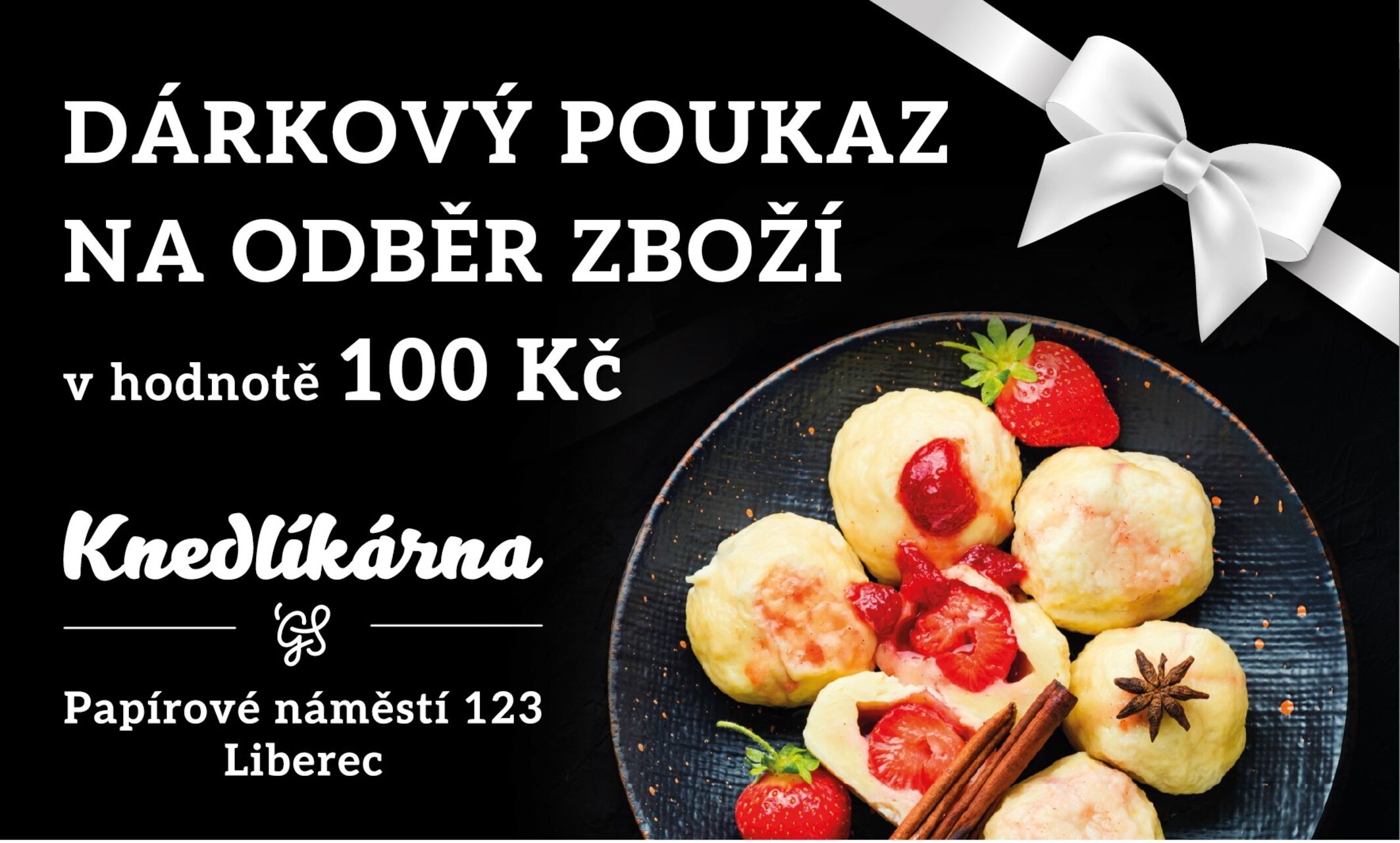 Dárkový poukaz na odběr zboží