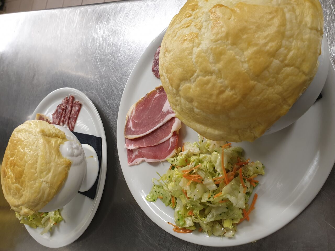 Croustade de Cèpes et Croustade du Château