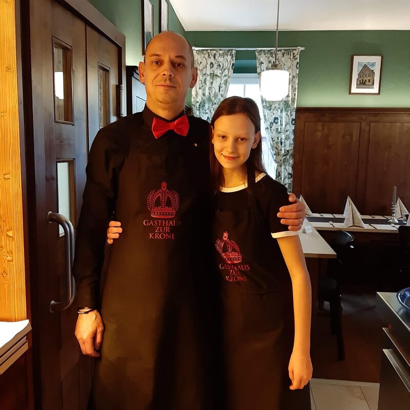 Ante mit seiner Tochter Ana