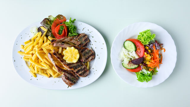 Lammkotlett aus der Krone