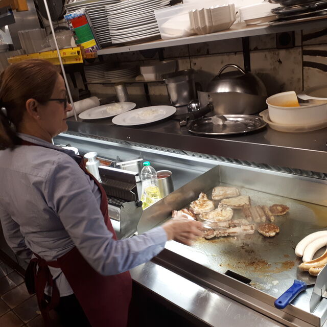 # Die Chefin bei der Arbeit