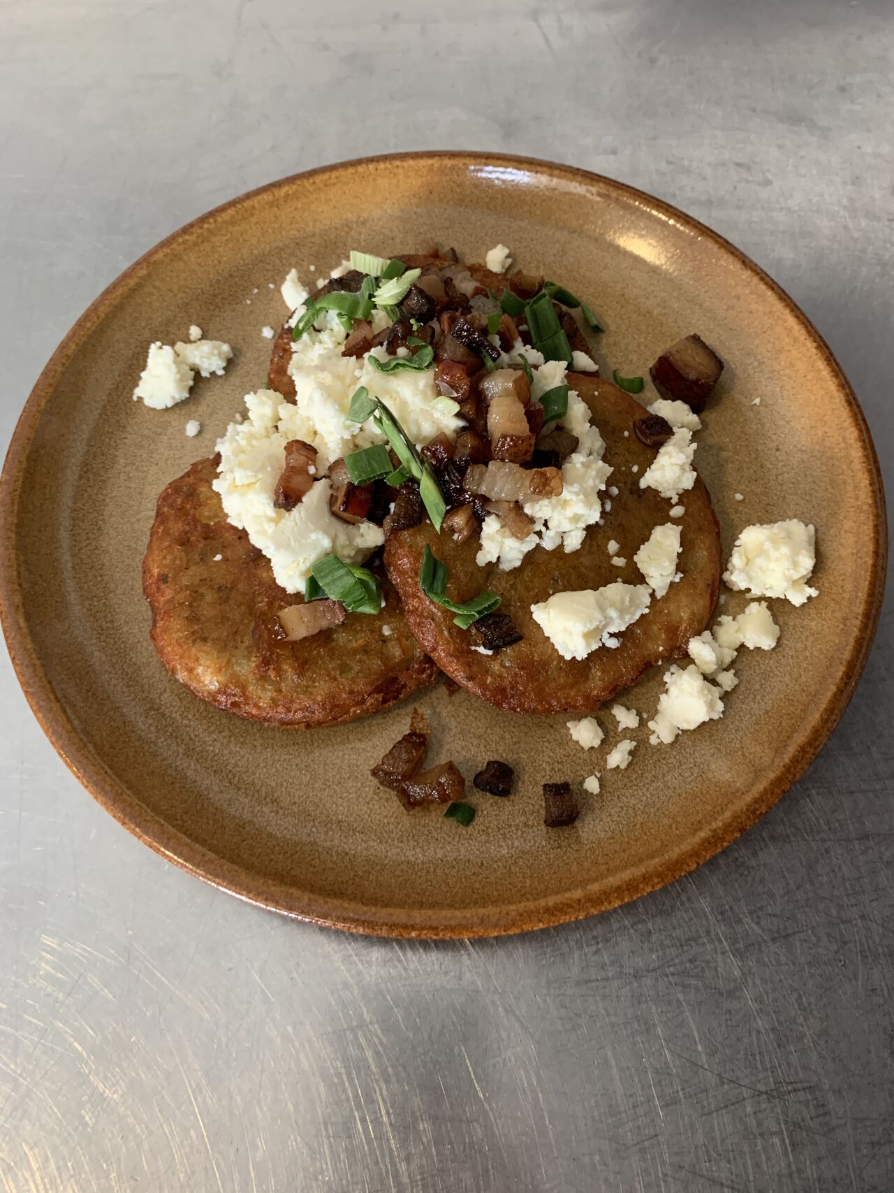 Zemiakové placky s bryndzou