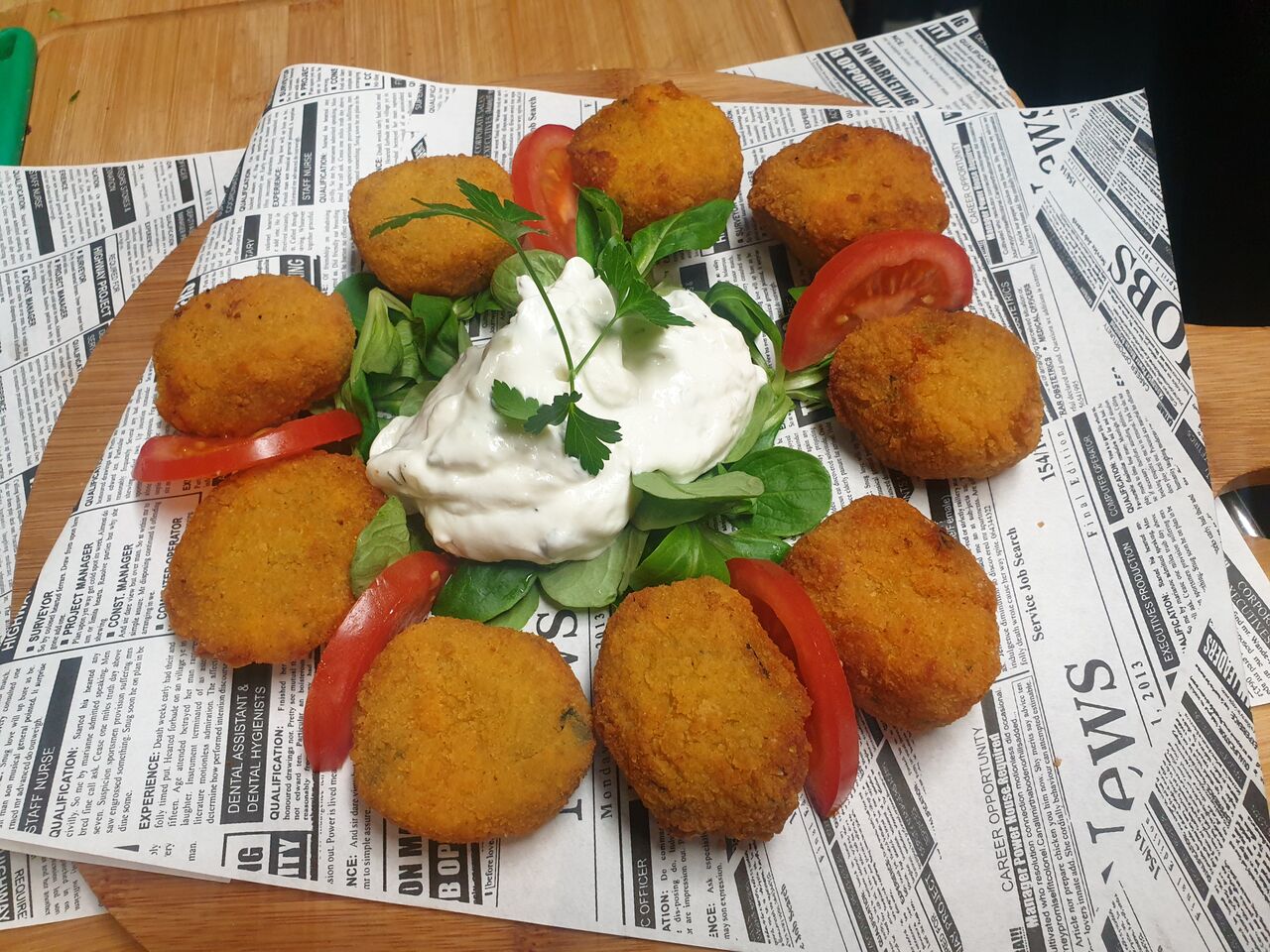 Zucchini bällchen