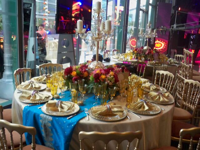 Table dressée de mariage