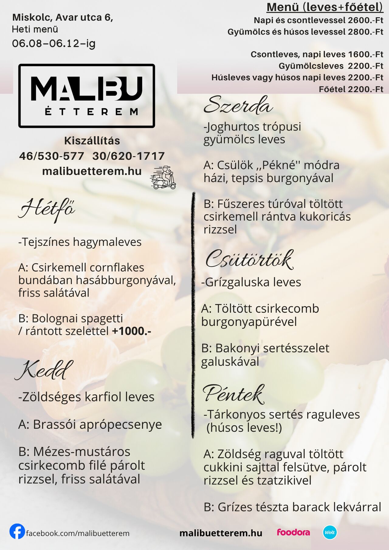 Napi Menü
