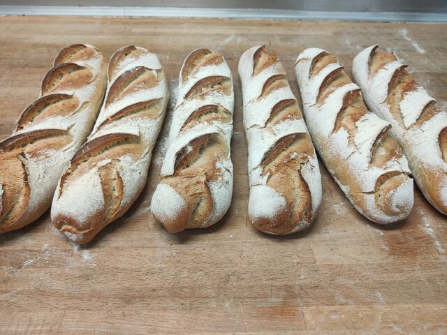 nos pains blancs fariné