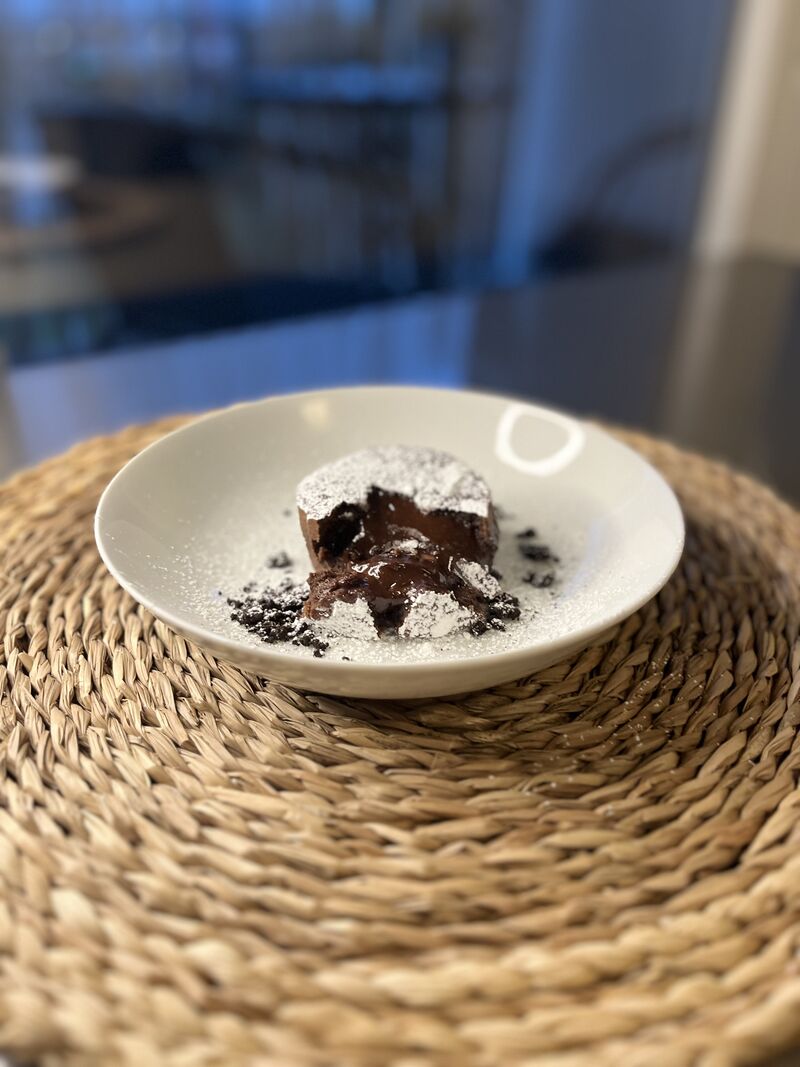 Coulant au chocolat, nutella 