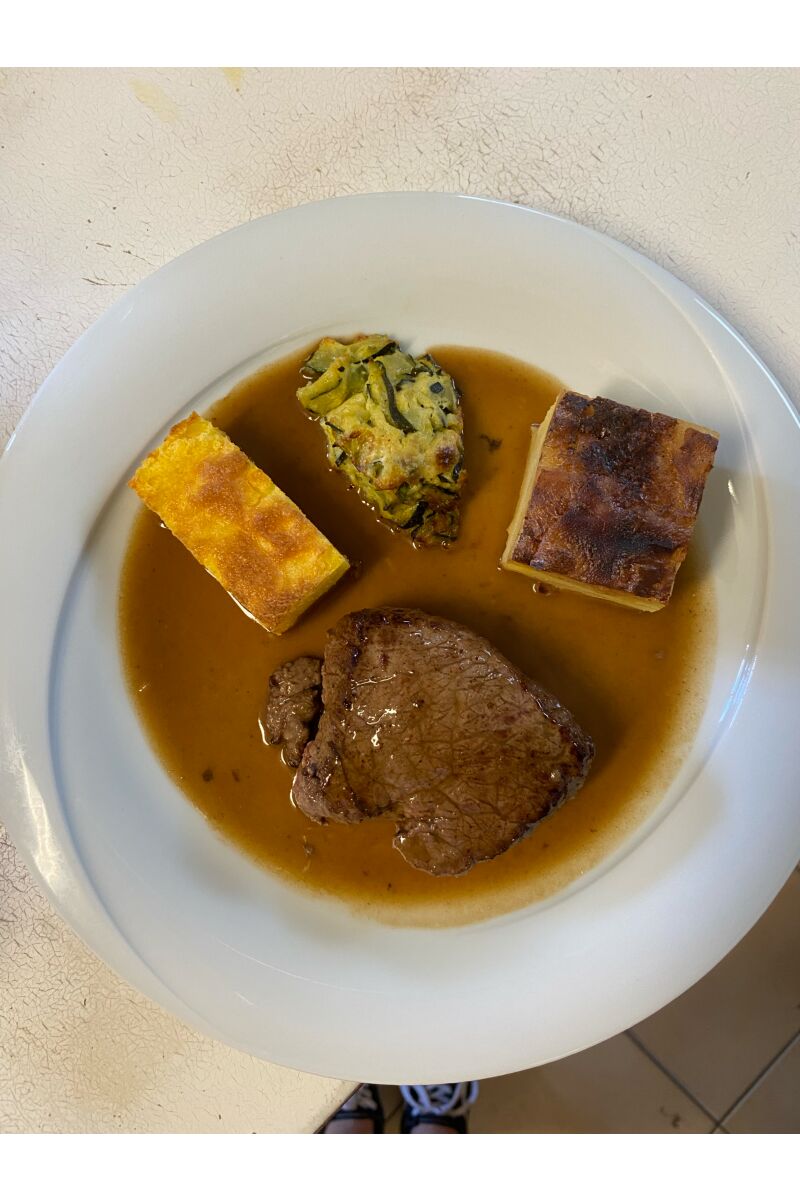 Filet de boeuf et son trio de gratins