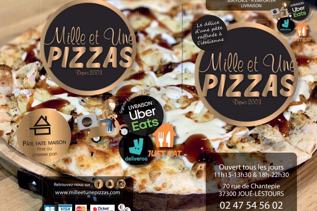 Mille et une pizzas à Joué Les Tours