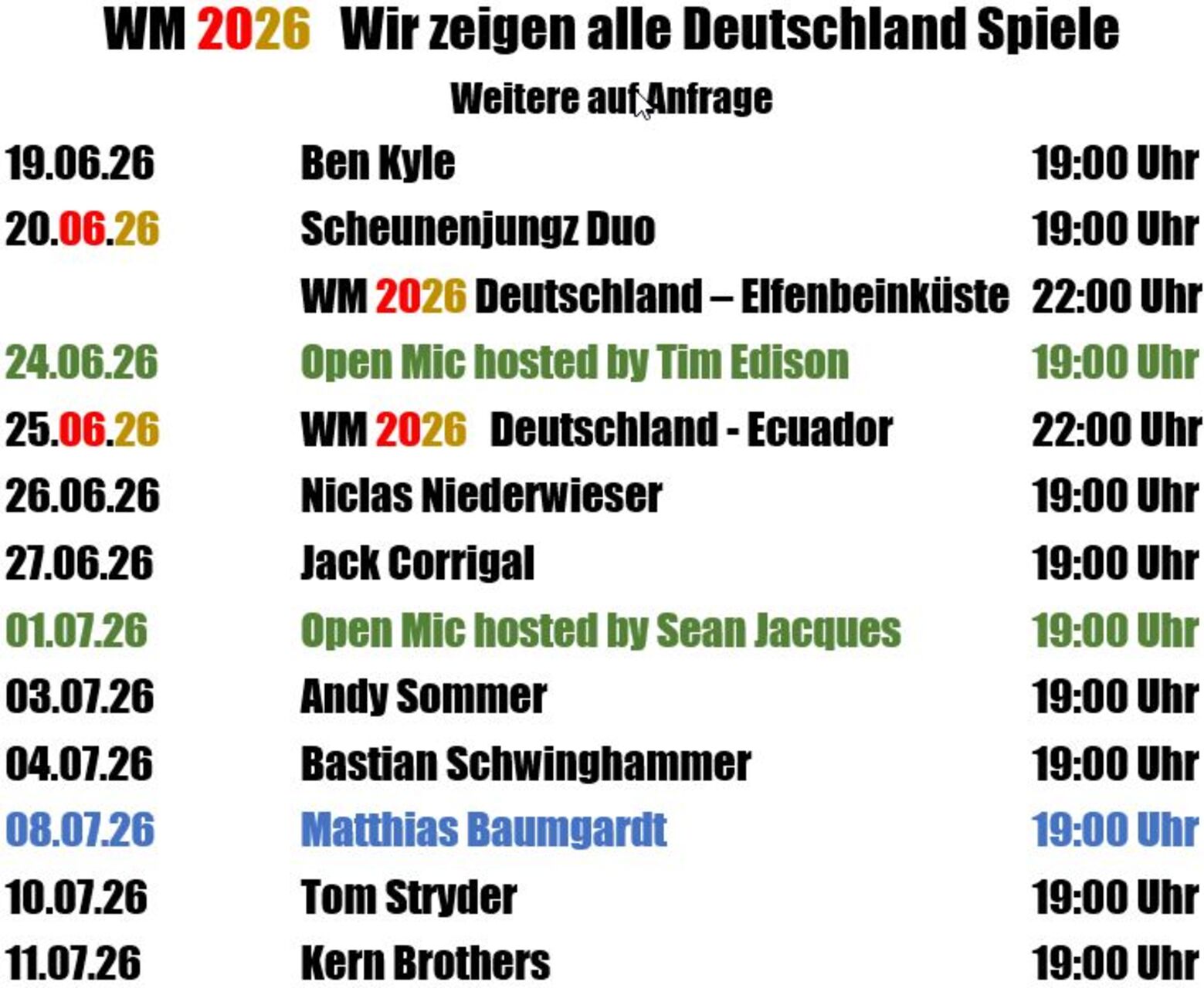 The Live Program