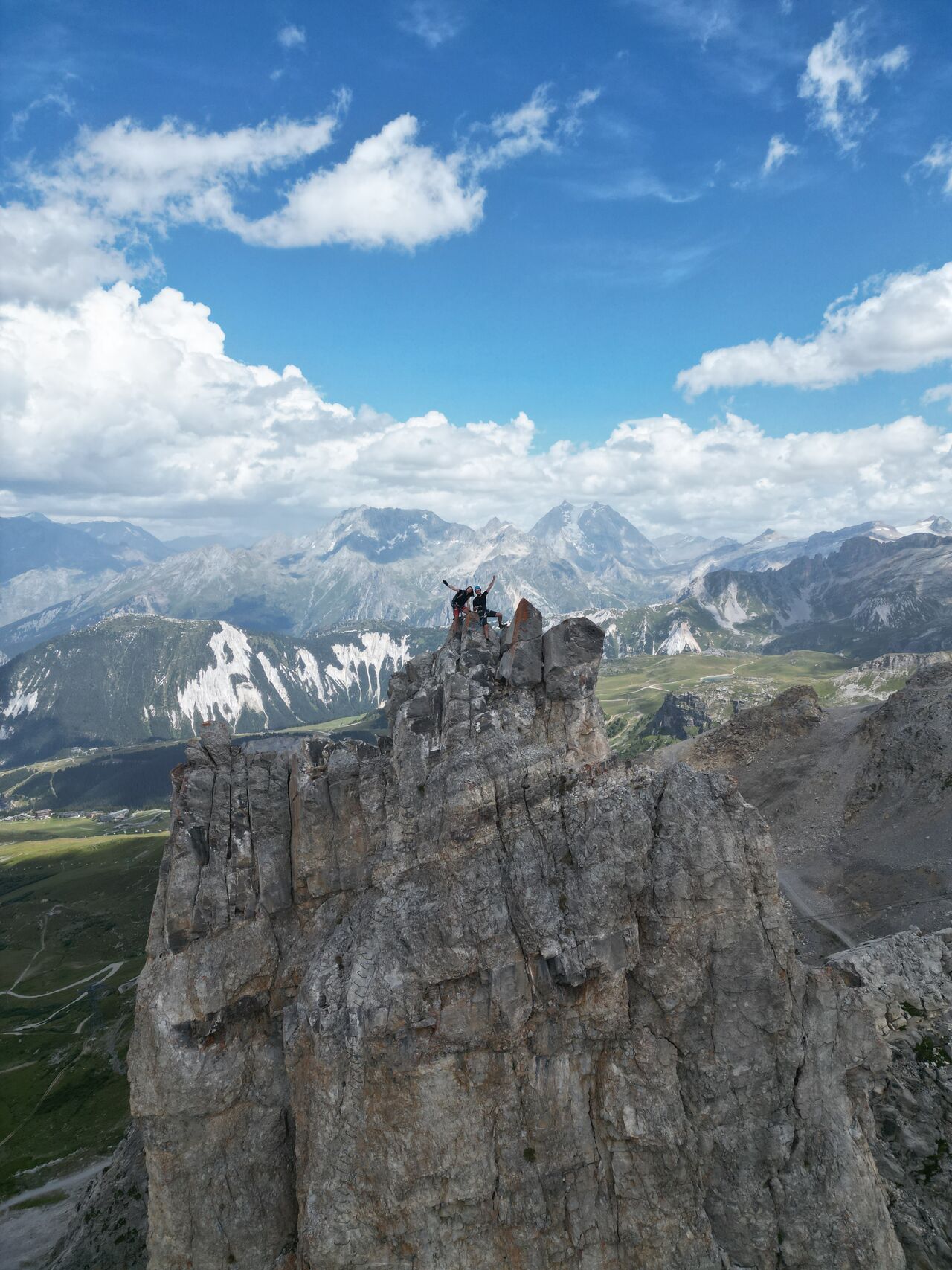 Au sommet de réussite!