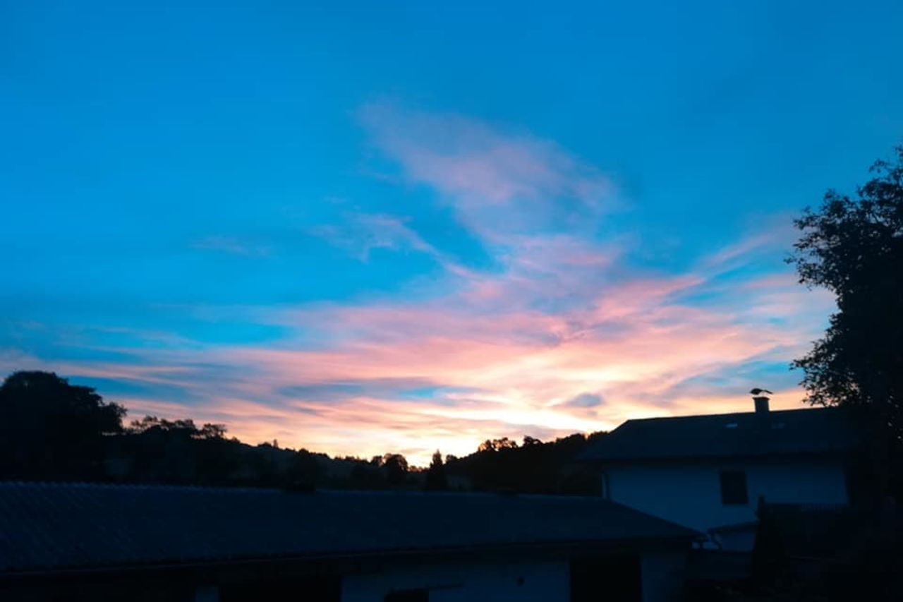 Sonnenuntergang in Gerolding