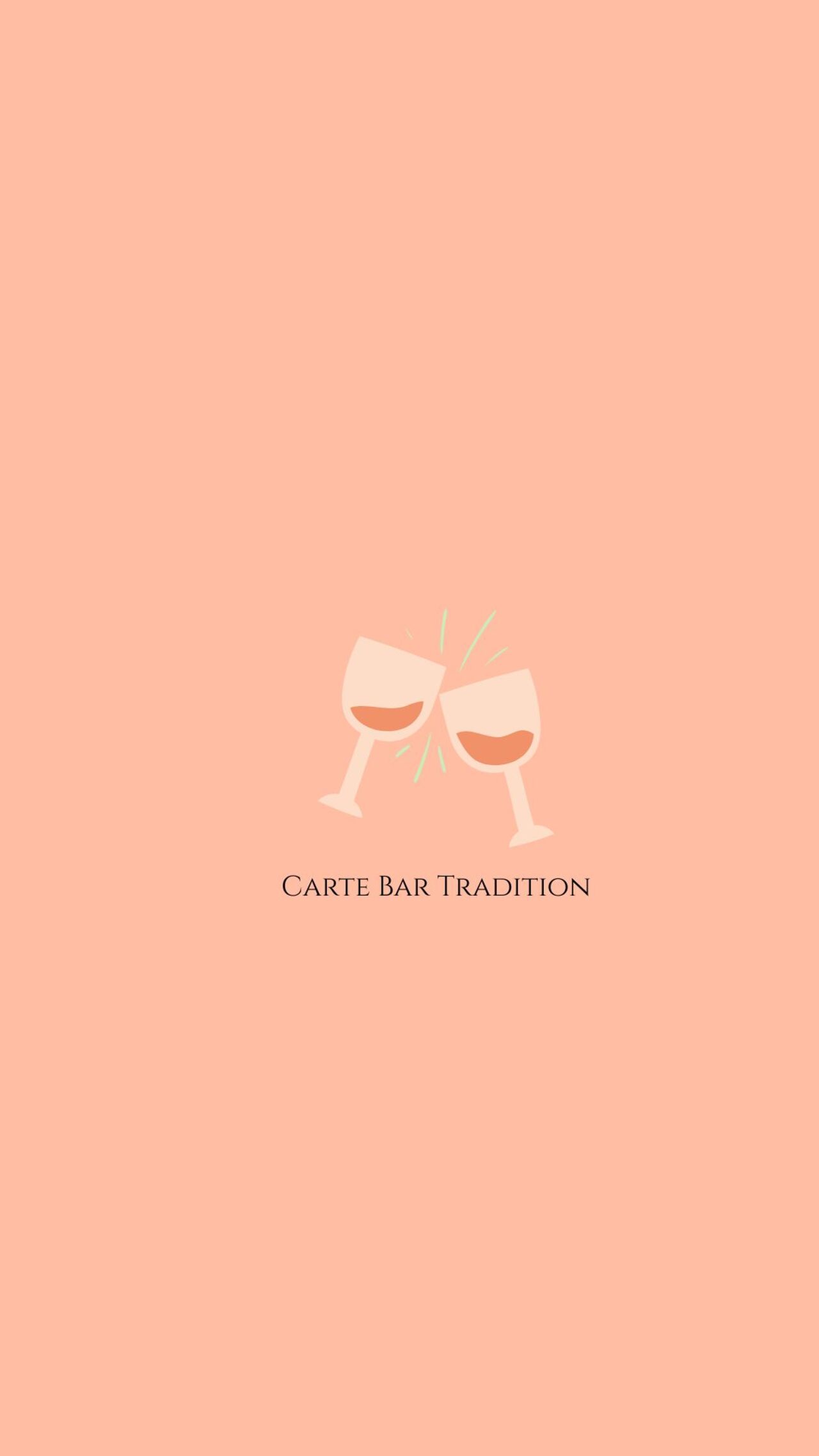 Carte Bar Tradition