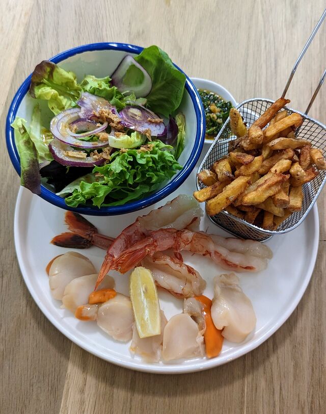 duo st jacques et gambas