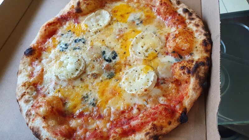 Pizza au chèvre