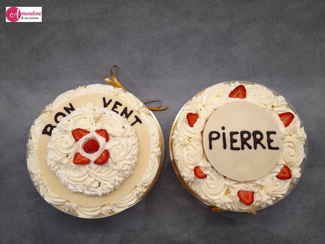 Fraisiers à ma façon pour 12 personnes chacun