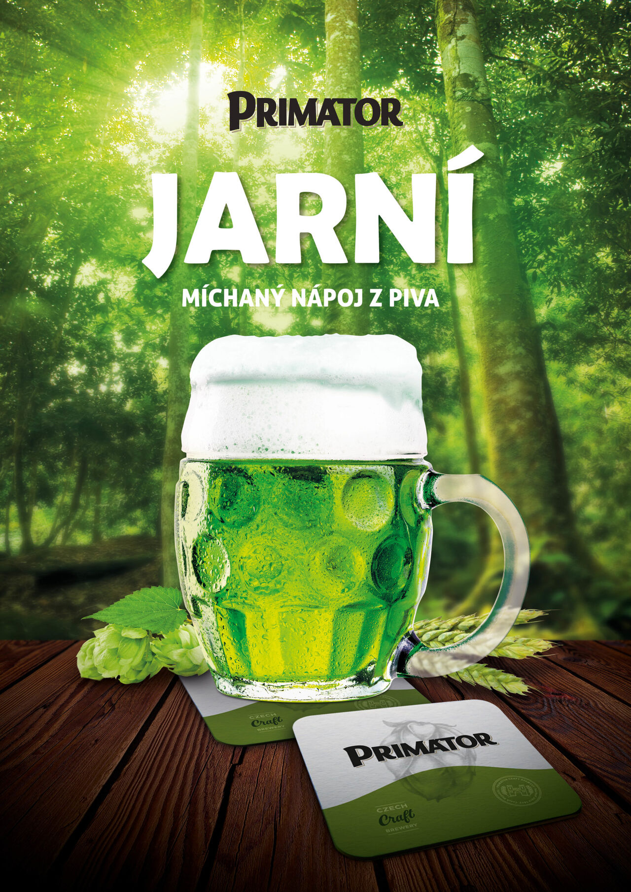 Primátor jarní na čepu