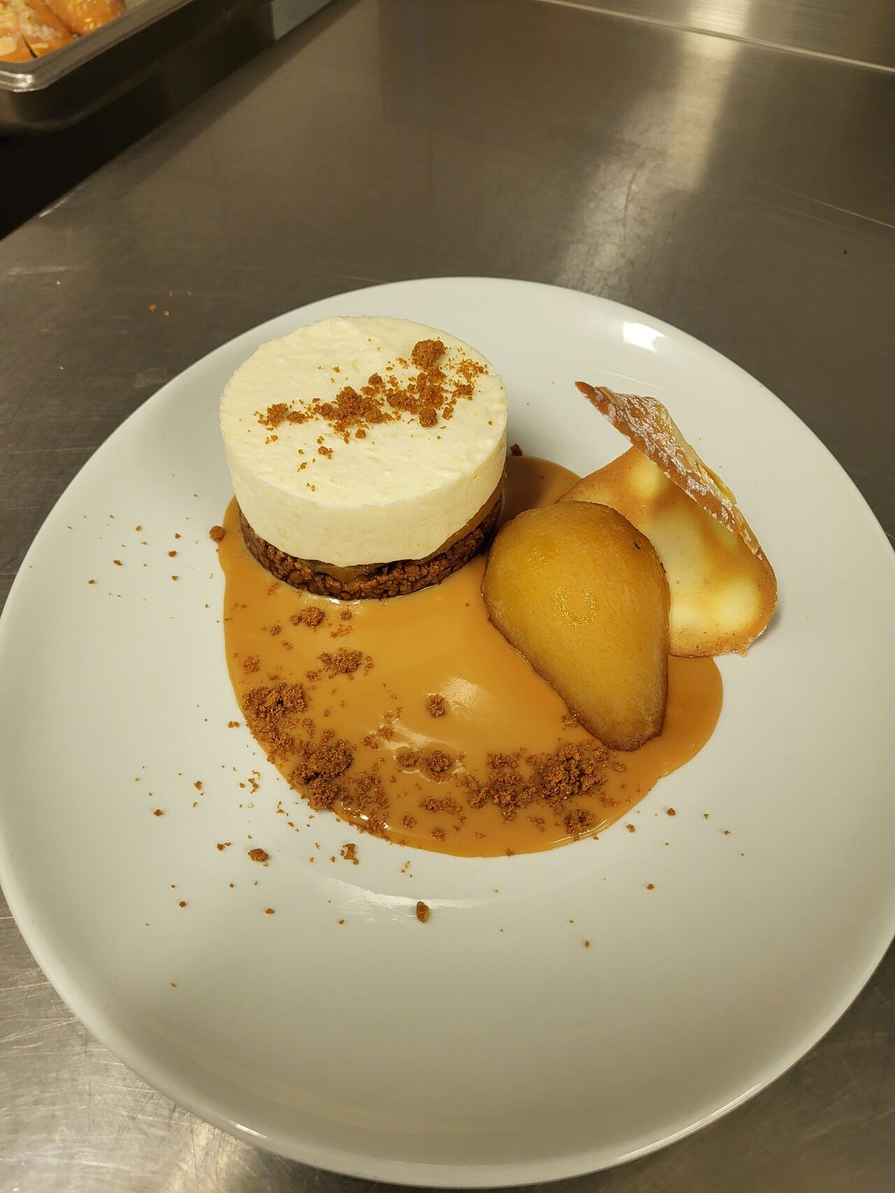 Croustillant pomme et poire au spéculoos