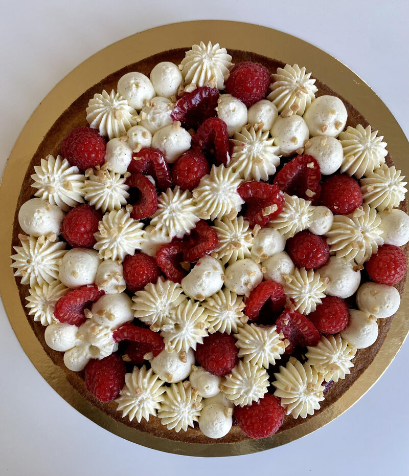 Tarte framboise revisitée