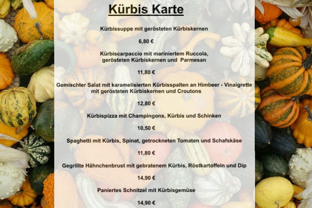 Kürbis Karte