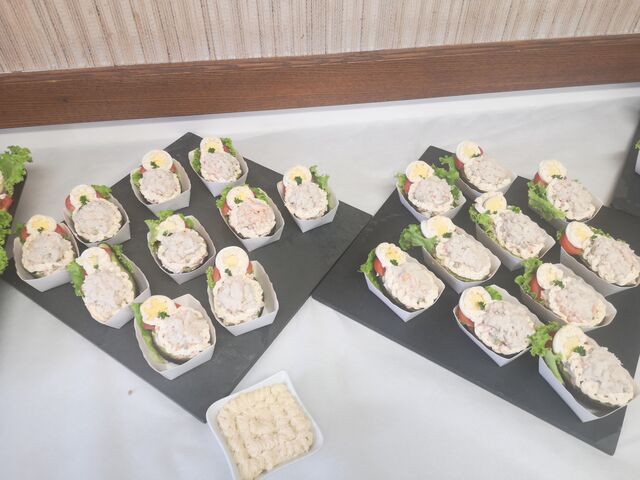 Avocats Macédoine crabe 