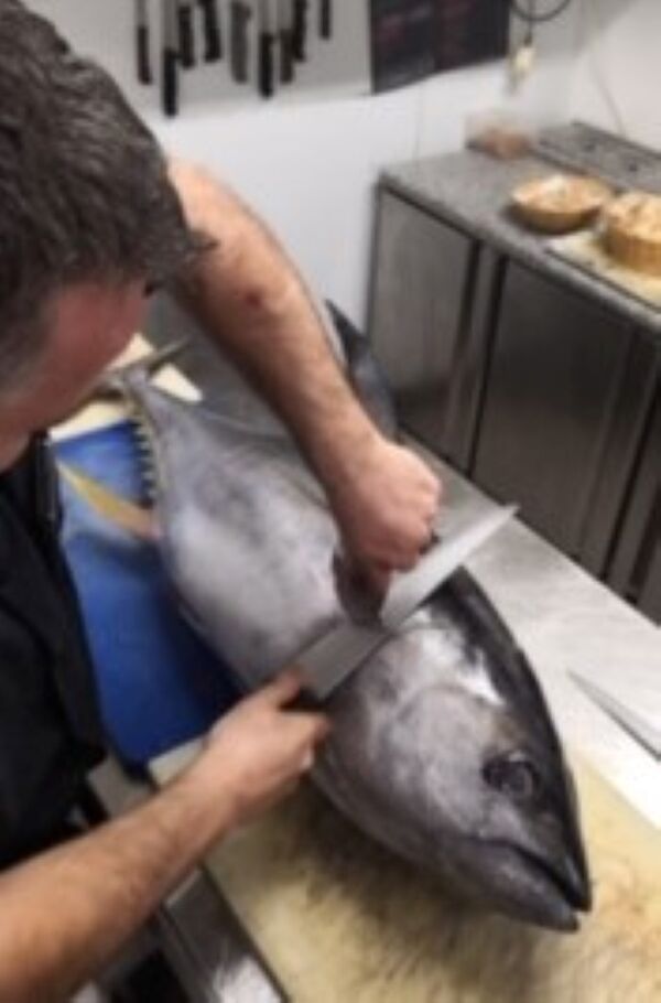 Du poisson frais préparé sur place