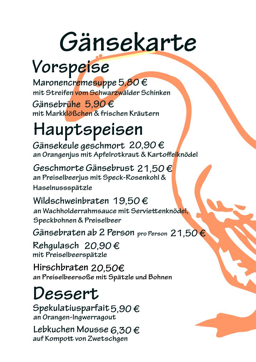 Gänsekarte