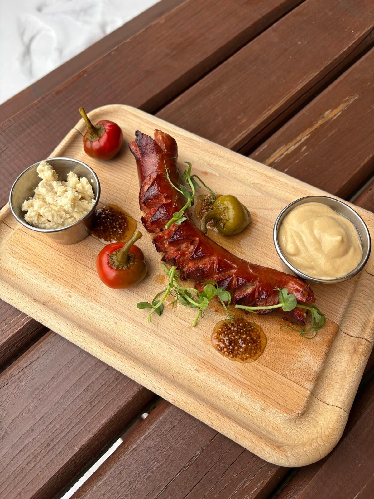 Opékaná pivovarská klobása 