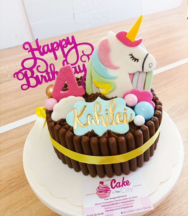 Gâteau gourmand Licorne 