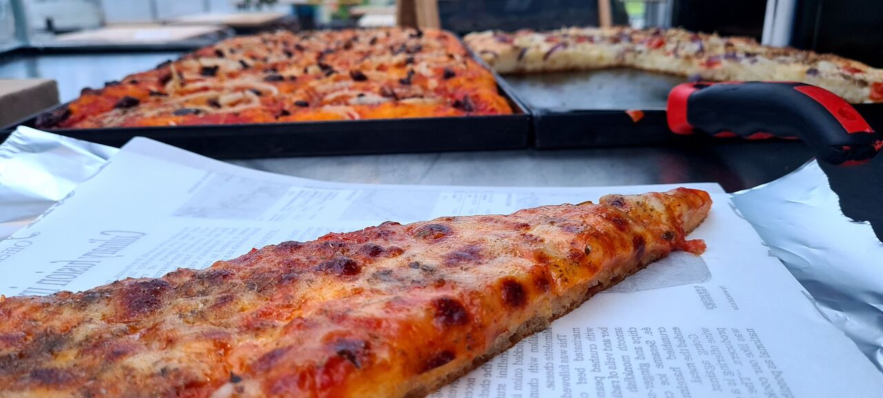 Pizza Al Taglio Siciliana!!! Margherita