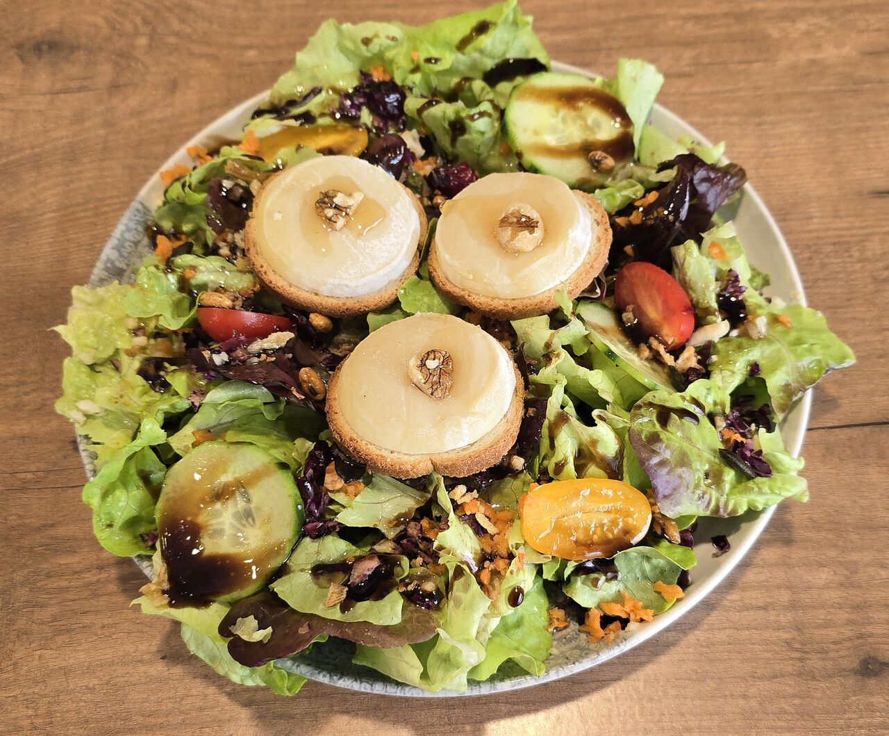 salade chèvre chaud