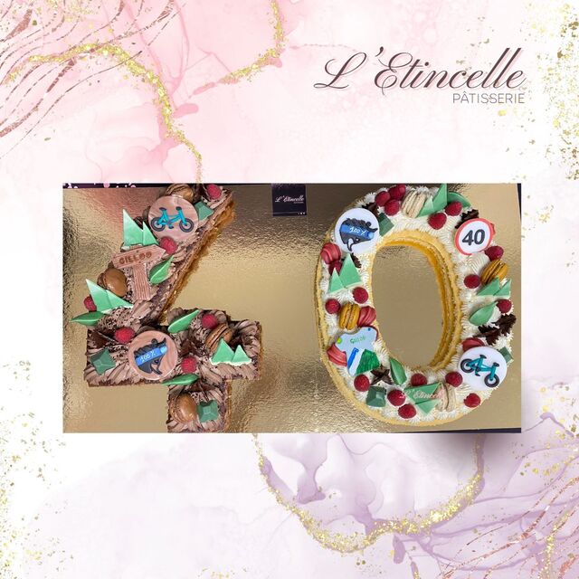 Numbers Cakes Montagnes et VTT