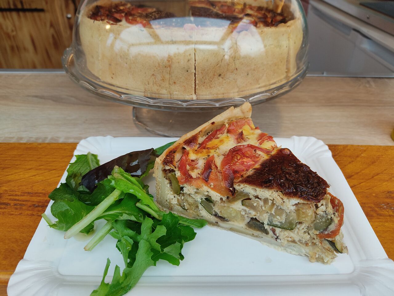 Quiche très haute aux légumes