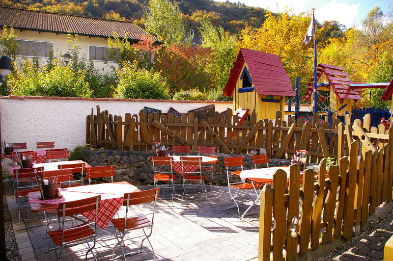 Unser Biergarten, klein aber fein